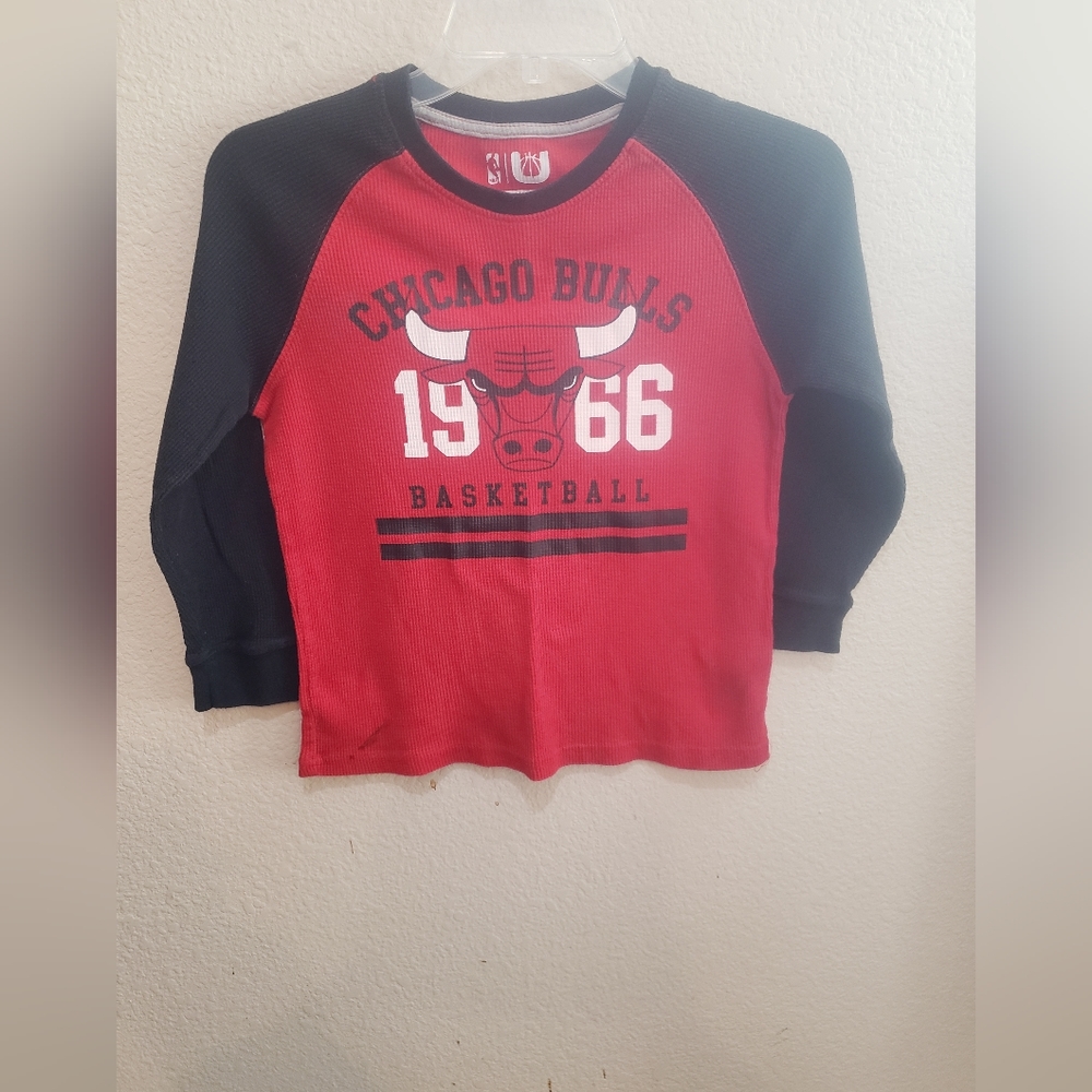 Chicago Bulls 1966 Baseball Longsleeve youth Small